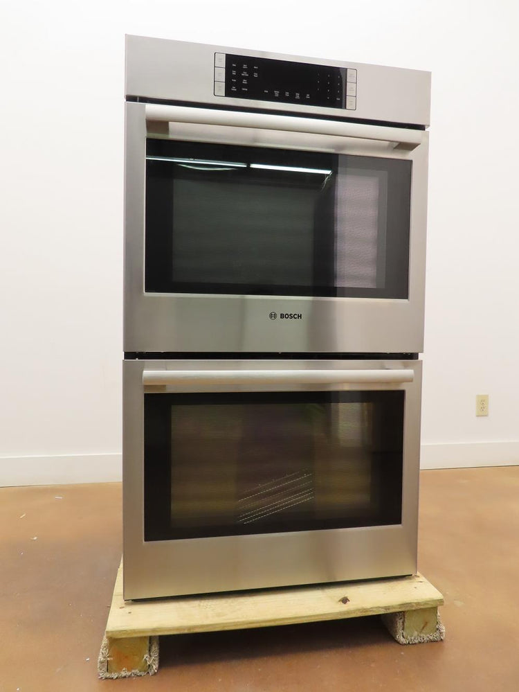 Bosch 800 Series 30" Double Electric Convection Wall Oven HBL8651UC Pictures