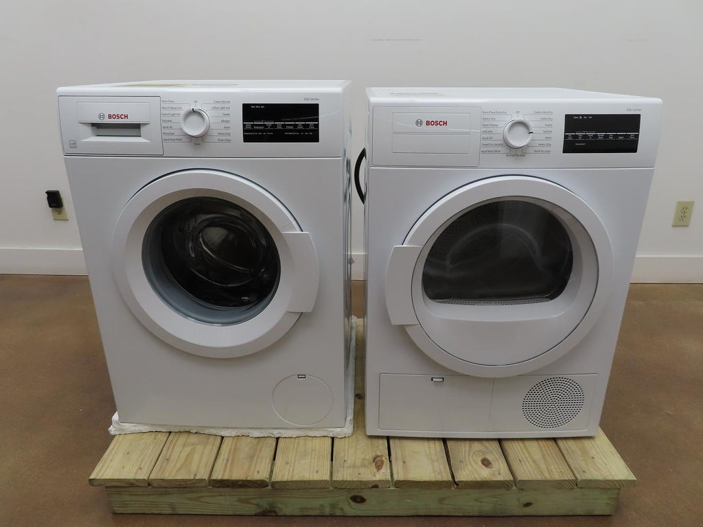 Bosch 300 Front Load Washer Dryer White WAT28400UC / WTG86400UC