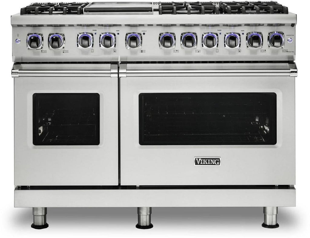 Viking 7 Series VDR74826GSS 48" Freestanding Professional Dual Fuel Range Pics