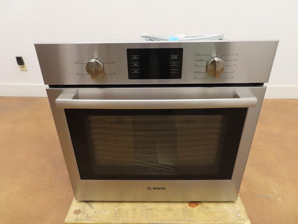 Bosch 500 Series 30" Single Electric Wall Oven Eco Clean HBL5351UC Perfect Front