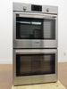 Bosch 500 30" Convection Double Electric Wall Oven HBL5651UC Perfect front