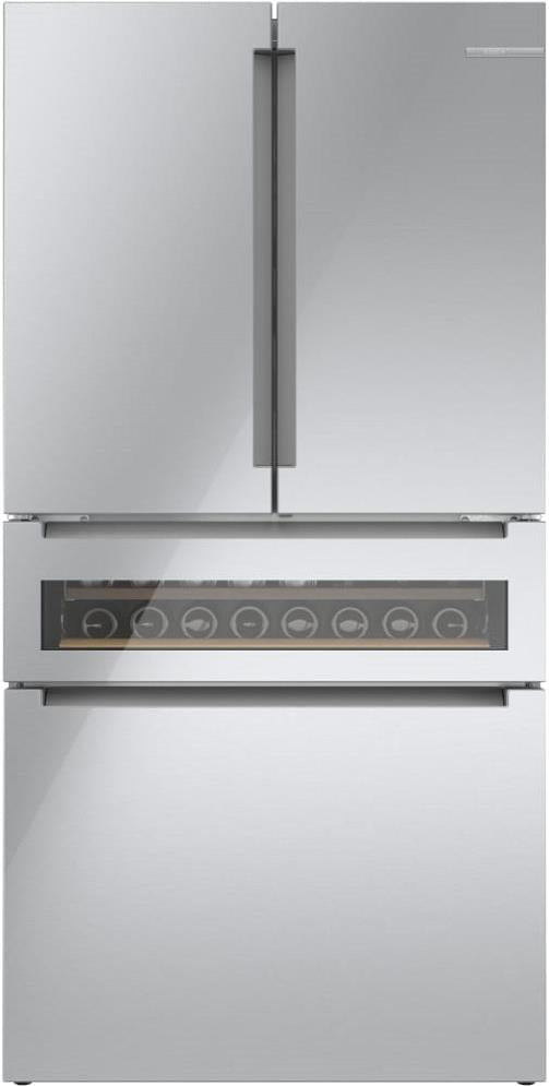 Bosch 36" 20.5 Cu. Ft 800 Series 4 French Door Smart SS Refrigerator B36CL81ENG
