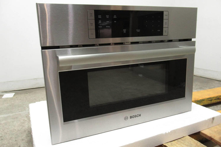 Bosch 500 Series 27" LCD Controls Automatic Built-In Microwave Oven HMB57152UC