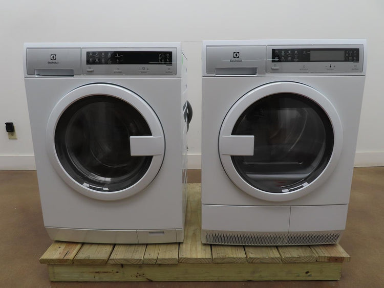 Electrolux 24" Steam Washer EFLS210TIW & Ventless Electric Dryer EFDE210TIW Set