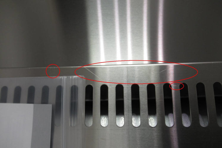 Viking 24 Inch High Shelf for 36 Inch Range/Rangetops HS24536SS