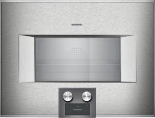 Gaggenau 400 Series BS475612 24" SS Single Combi-Steam Smart Electric Wall Oven