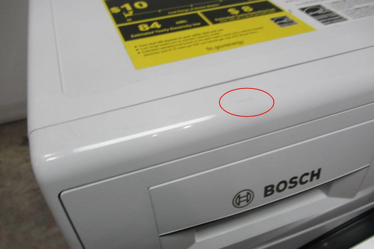 Bosch 800 Series 2.2 cu. ft AquaStop Plus White Chrome Washer WAT28402UC
