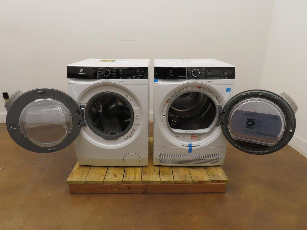 Electrolux ELFW4222AW 24" White Washer & ELFE4222AW Ventless Electric Dyer Pics