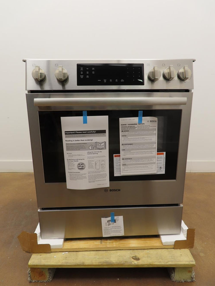 Bosch 30 Inches Slide-In Gas Range Convection Technology HGI8056UC Perfect