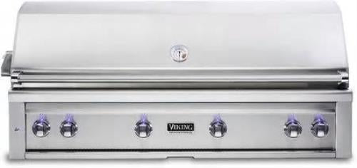 Viking 5 Series VQGI5541NSS 54" SS 1,200 sq.in. Area Built-In Natural Gas Grill