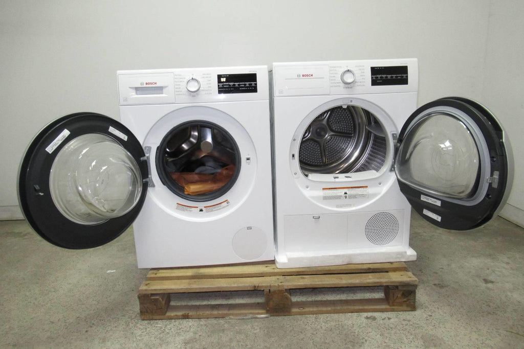 Bosch 500 Series WHT Front Load Washer & Dryer Set WAT28401UC / WTG86401UC