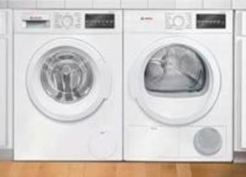 Bosch 300 Series Front Load WHT Washer + Ventless Dryer WAT28400UC / WTG86400UC