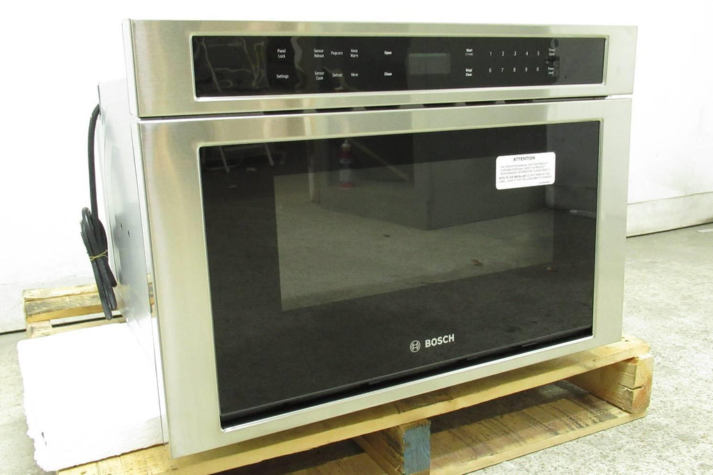 Bosch 800 Serie 24" 950W Glass Touch Control Built-in Microwave Drawer HMD8451UC