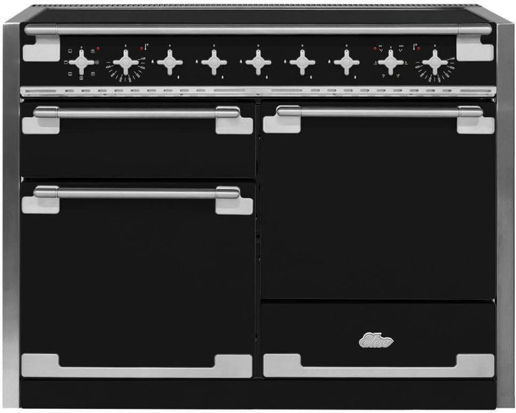 AGA Elise 48" Easy Clean 5 Zones 3 Oven Matte Black Induction Range AEL481INMBL