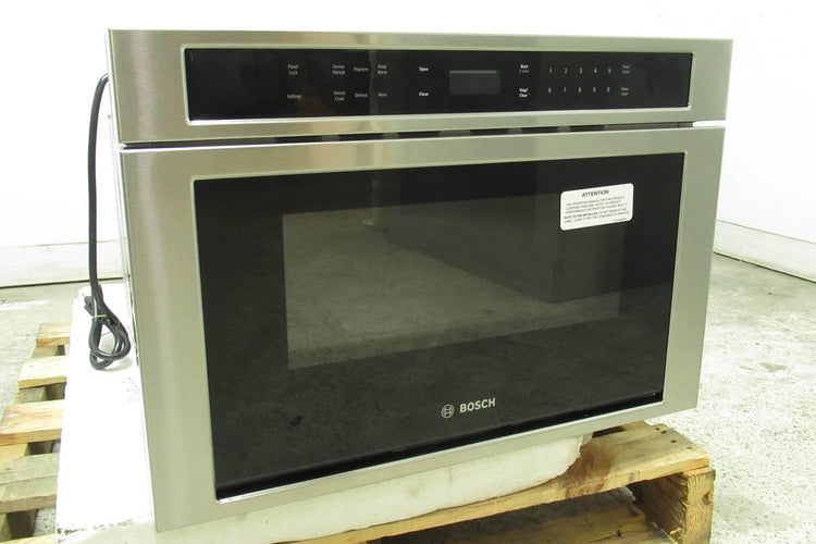 Bosch 800 Serie 24" 950W Glass Touch Control Built-in Microwave Drawer HMD8451UC