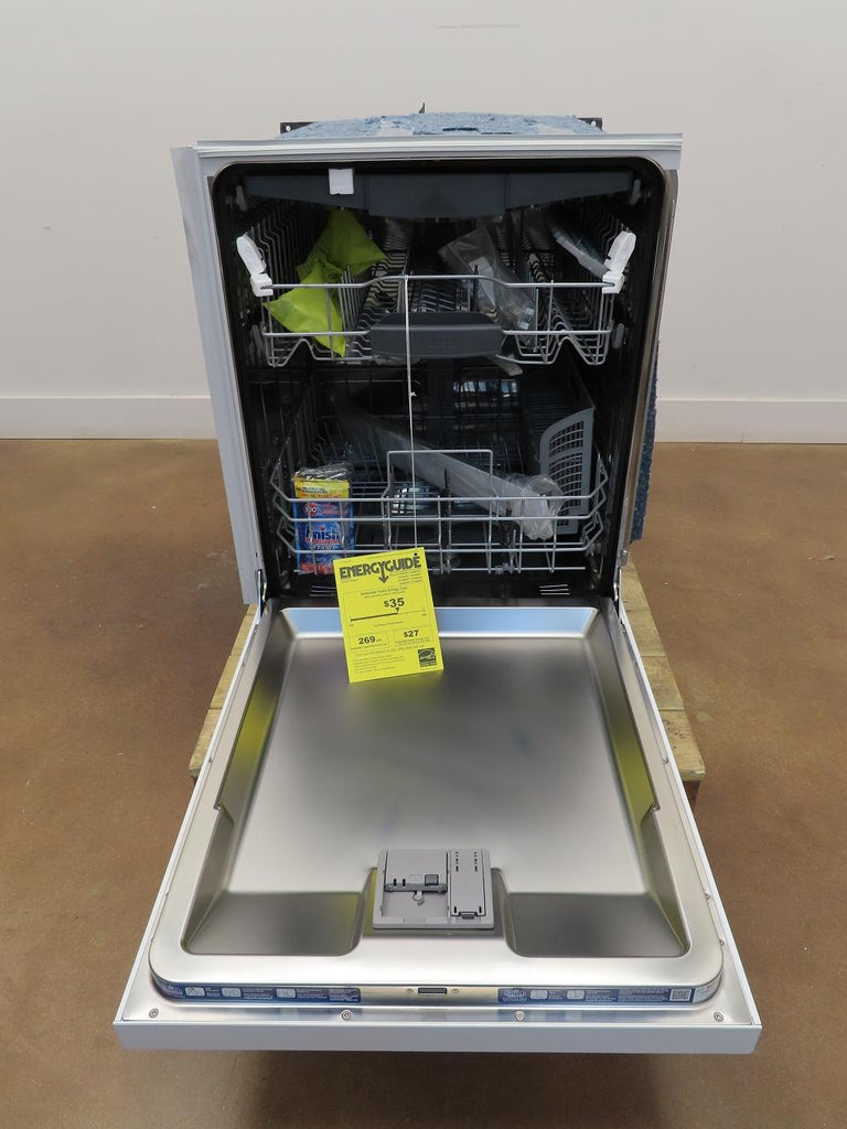 Bosch 300 Series White 24" 3rd Rack Full Console Dishwasher SHEM63W52N Pictures