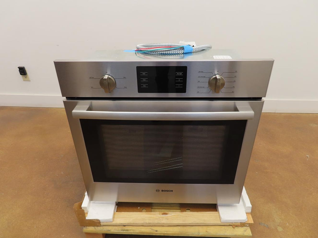 Bosch 500 Series 30" Single Electric Wall Oven Eco Clean HBL5351UC Images