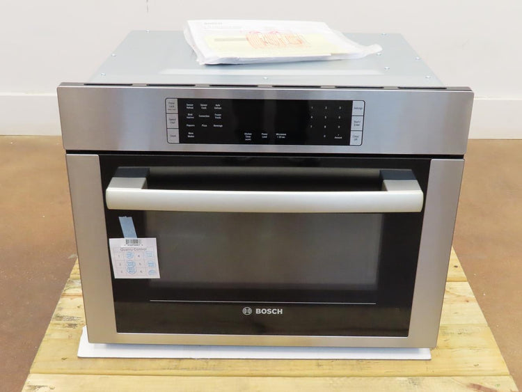 Bosch 500 24" 1.6 cu. ft. LCD Convection Speed Oven HMC54151UC Perfect front