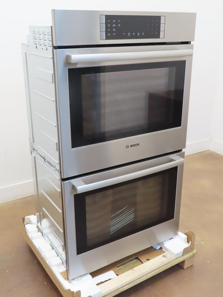 Bosch 800 Series 30" Double Electric Convection Wall Oven HBL8651UC PerfectFront