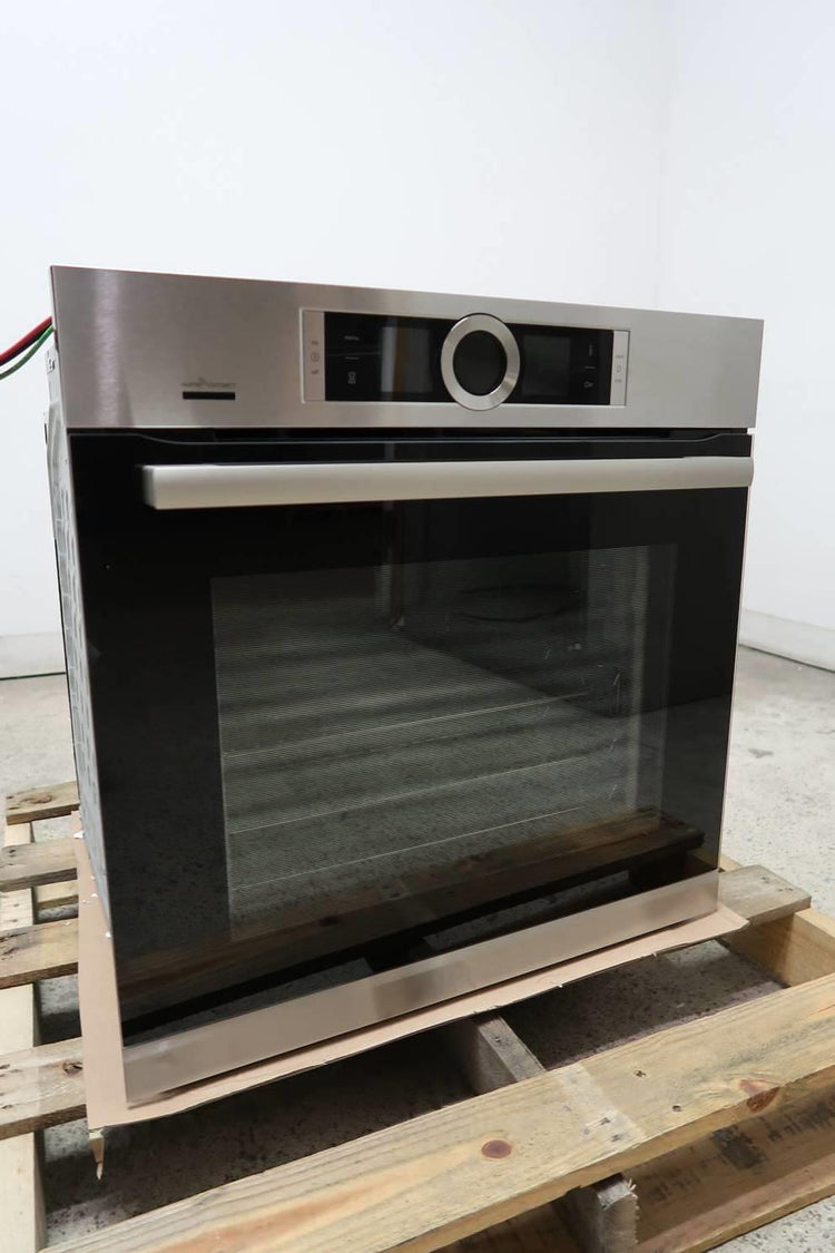 Bosch 500 Series 24" SS Home Connect 11 Mode Single Electric Wall Oven HBE5452UC