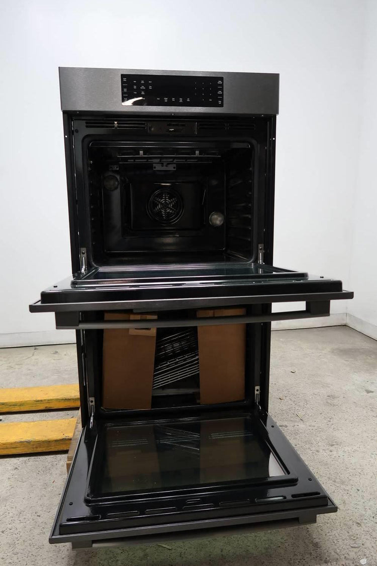 Bosch 800 Series 30" BLK SS Self-Cleaning Double Convection Wall Oven HBL8642UC