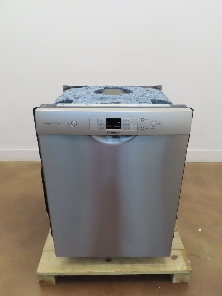 Bosch 100 Series SHEM3AY55N 24" 50 dBA Full Console Dishwasher Full Warranty