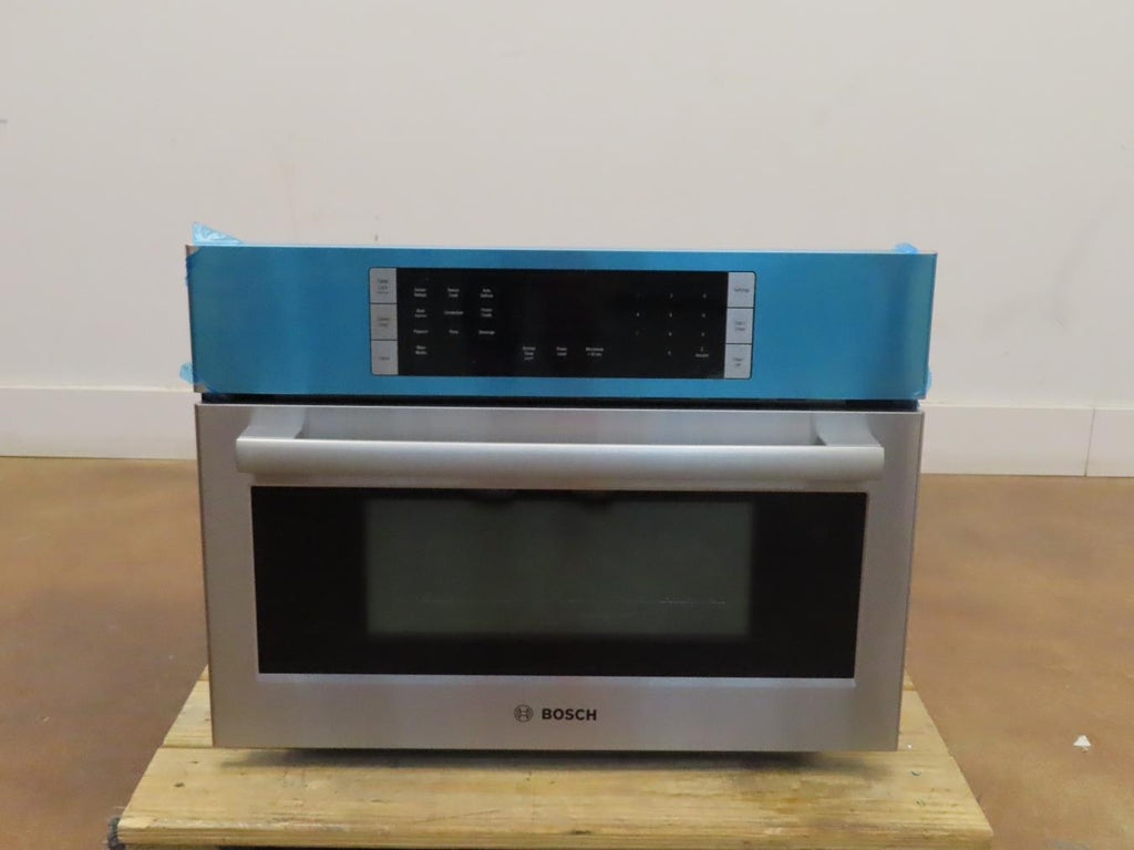 Bosch 800 Series 27" AutoDefrost Speed Convection Oven HMC87152UC ExcellentFront