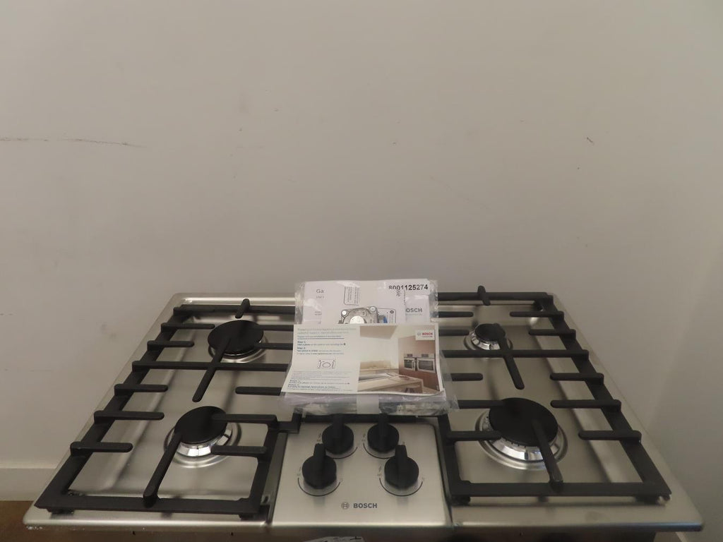 Bosch 500 Series NGM5056UC 30 Inch Gas Cooktop Sealed Burners Stainless Steel