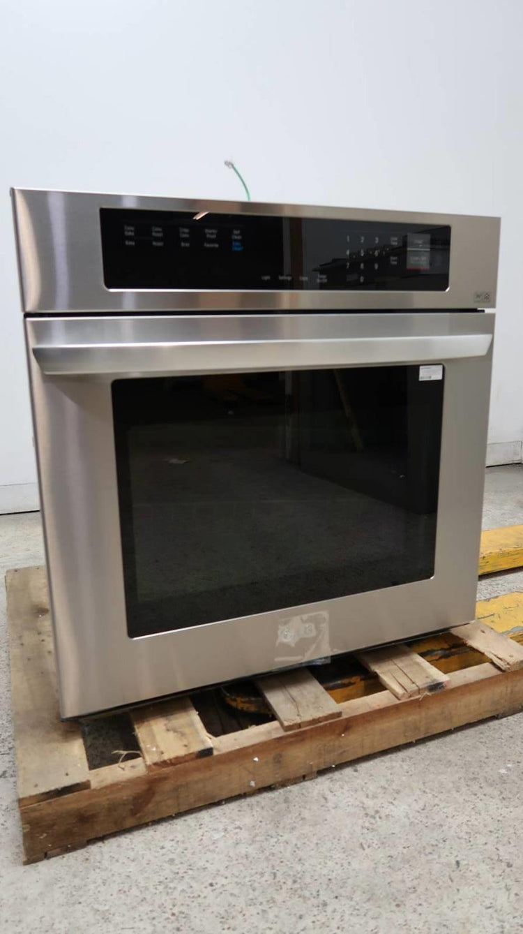 LG 30" 4.7 cu. ft NFC Tag on Single Electric Convection Wall Oven LWS3063ST