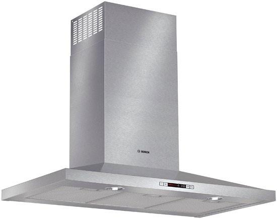 Bosch 300 Series 36 Inch 600 CFM SS Wall Mount Chimney Range Hood HCP36651UC