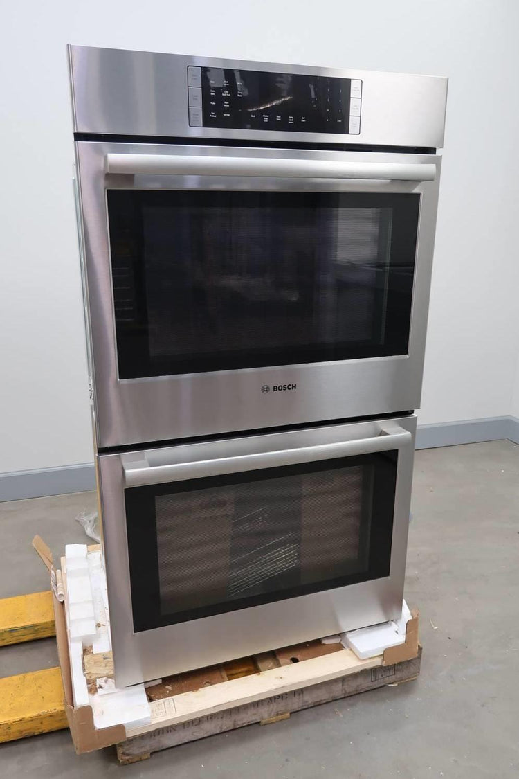 Bosch 800 Series 30" 4.6 cu.ft Convection SS Double Electric Wall Oven HBL8651UC