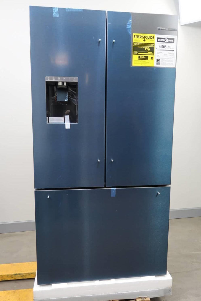 NIB Bosch 500 Series 36" BLK stainless French Door Smart Refrigerator B36CD50SNB