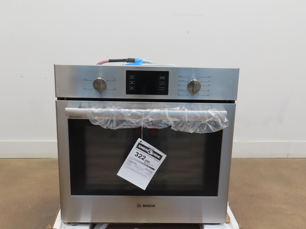 Bosch 500 Series 30" Single Electric Wall Oven Eco Clean HBL5351UC Full Warranty