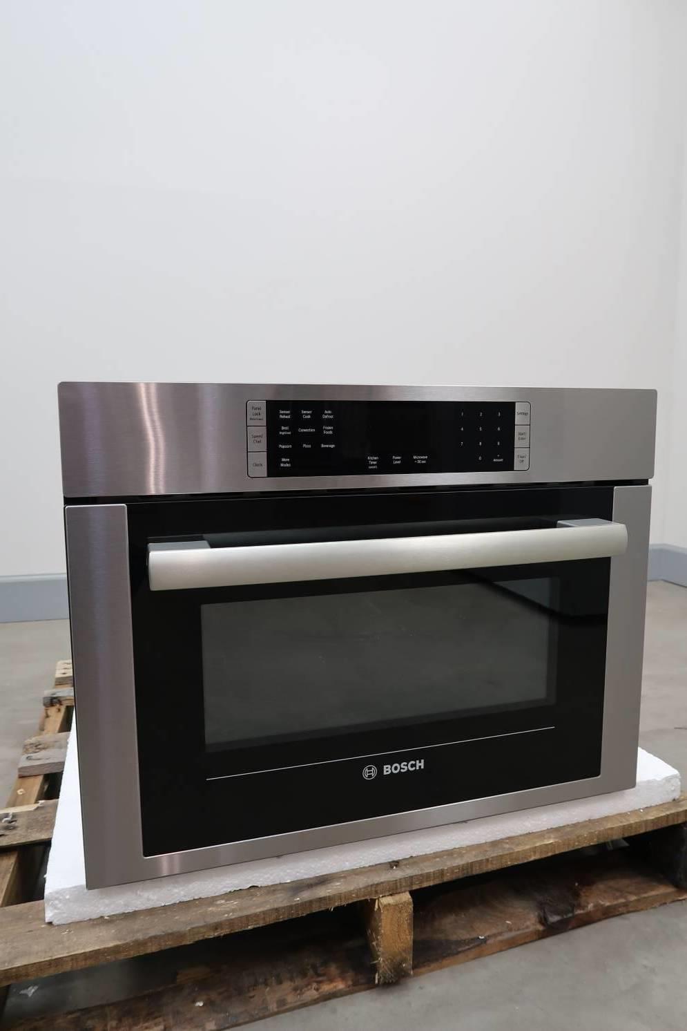 Bosch 500 Series HMC54151UC - Microwave oven with convection and grill -  built-in - 1.6 cu. ft - 1000 W - stainless steel