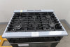 Bosch 800 Series 36" Black Stainless 6 Sealed Burner Duel Fuel Range HDS8645U