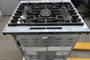 Bosch 800 Serie 30" BLK Stainless 3.6 cu.ft 5 Sealed Burners Gas Range HGS8045UC