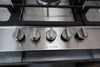 Bosch 800 Series 36" 5-Burner SS Low Profile OptiSim Gas Cooktop NGM8657UC