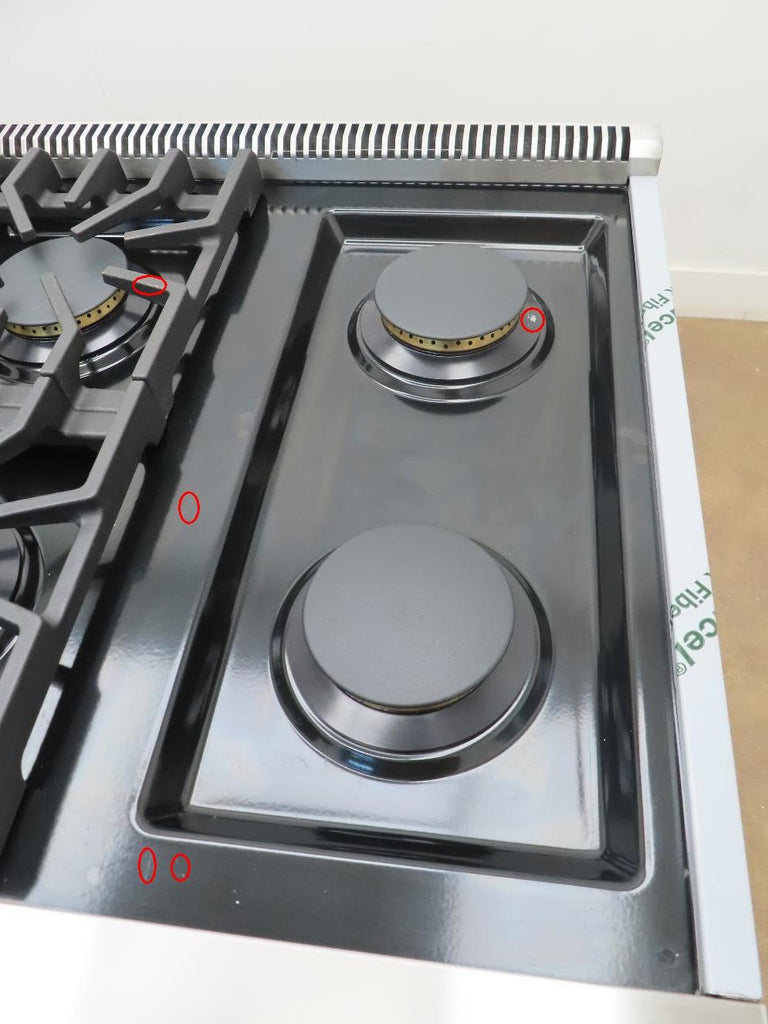 Viking 5 Series VGR5366BSS 36" Pro-Style Natural Gas Range 2017 Model Stainless