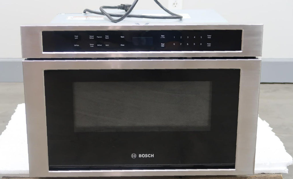 Bosch 800 Serie 24"  Touch Control SS 950W Built-in Microwave Drawer HMD8451UC