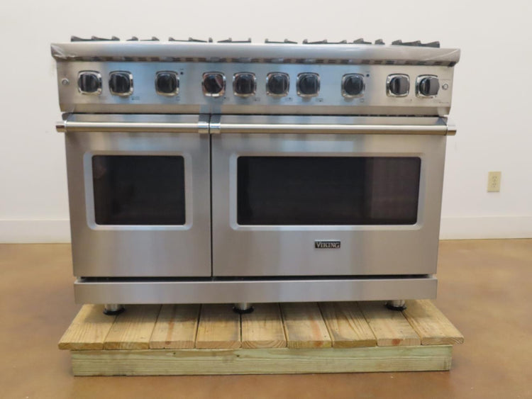 Viking 5 Series VGR5488BSS 48" Freestanding Gas Range 2020 Model Production IMGS