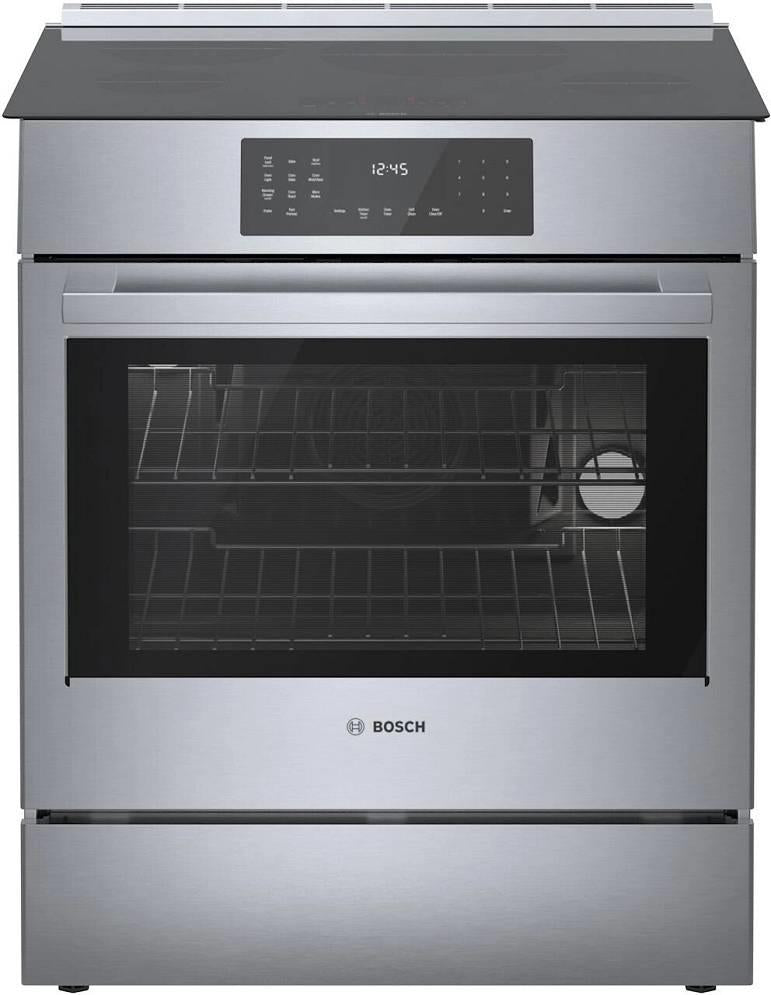 Bosch 800 Series 30" Stainless 4.6 Cu. Ft. Slide In Induction Range HII8057U