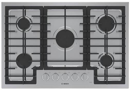 Bosch 500 Series NGM5058UC Stainless Steel 30" Gas Cooktop Full Warranty