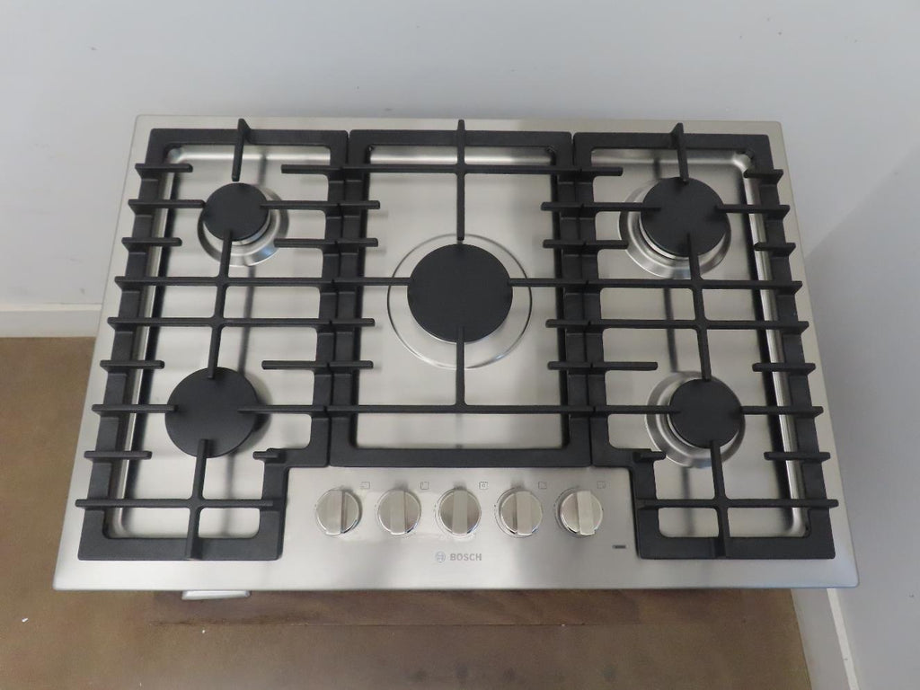 Bosch 500 Series NGM5058UC Stainless Steel 30" Gas Cooktop Full Warranty