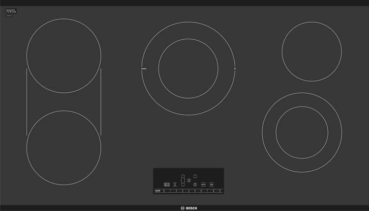 Bosch 800 NET8669UC 36" 5 Element PreciseSelect Electric Frameless Cooktop