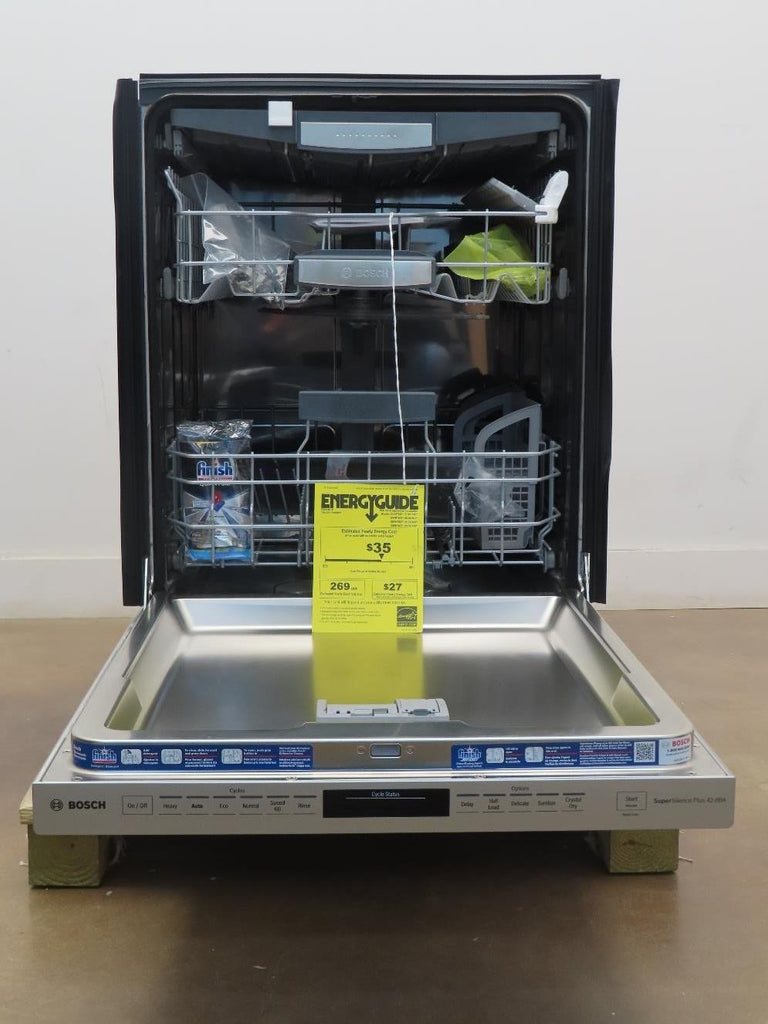 Bosch 800 Series 24" Dishwasher SHPM78Z55N 42 dBA Stainless Full Warranty Pics