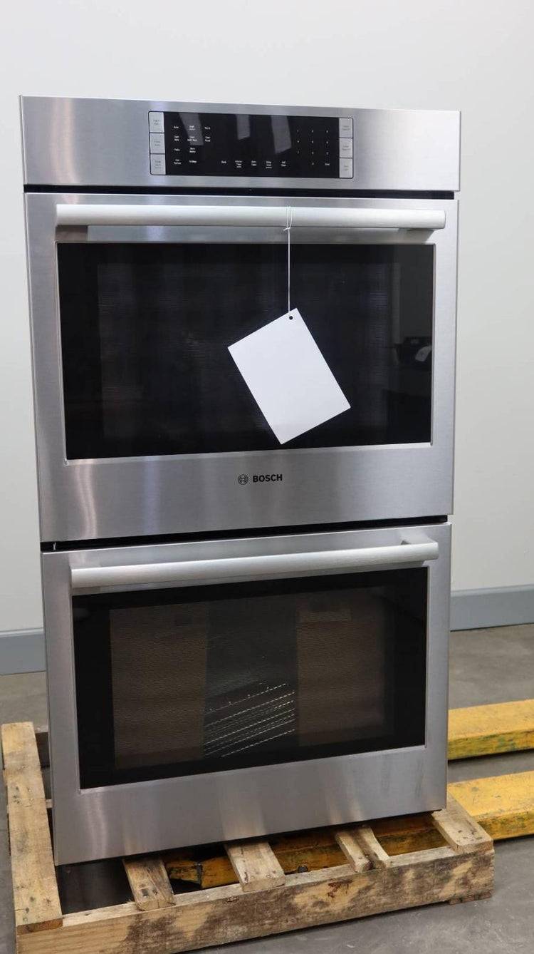 Bosch 800 Series 30" 4.6 cu.ft Convection SS Double Electric Wall Oven HBL8651UC