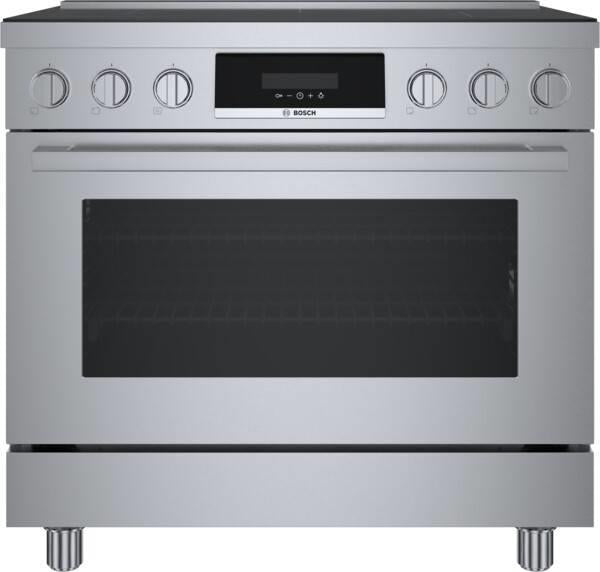 Bosch 800 Series 36" Slide-In 3.7 cu.ft 5 Elements Induction Range HIS8655U