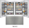 *Gaggenau 30" 16 Cu.Ft LED Smart Bottom Freezer Refrigerator RB472704 x 2