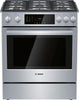 Bosch Benchmark Series 30" 5 Burner Stainless Steel Slide-In Gas Range HGIP056UC