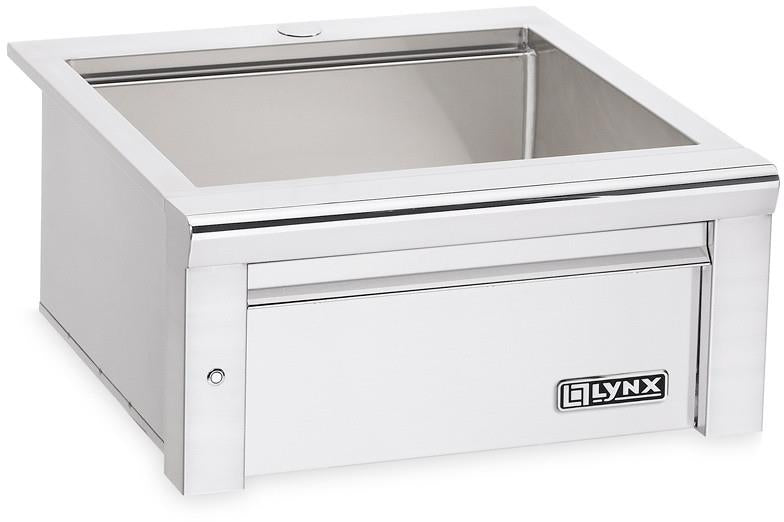 Lynx LSK24 Stainless Steel 24" Drop-In Single Bowl Outdoor Sink  Pictures